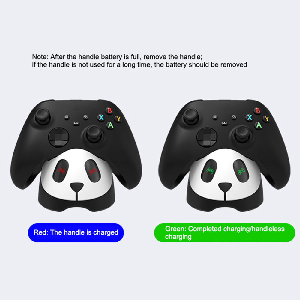 AOLION Til Xbox Controller Ladestation Panda Design Oplader Dock med indikator AOLION Til Xbox Controller Ladestation Panda Design Oplader Dock med indikator